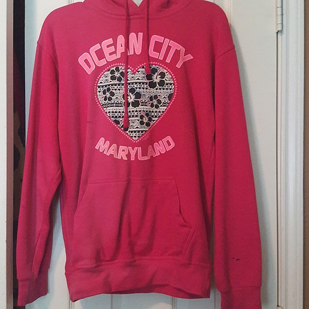 Ocean City, Maryland Pink Hoodie